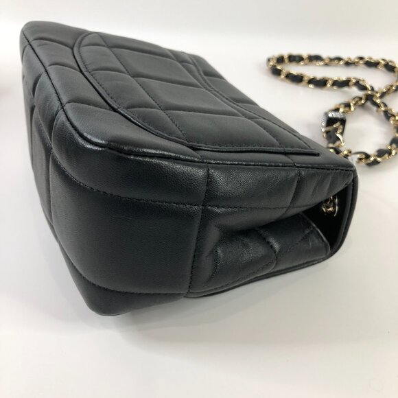 【134MK】Chanel Mini Lambskin Resin Square Monacoco Flap Sku# 85463 (Gently Used) - Picture 4 of 8